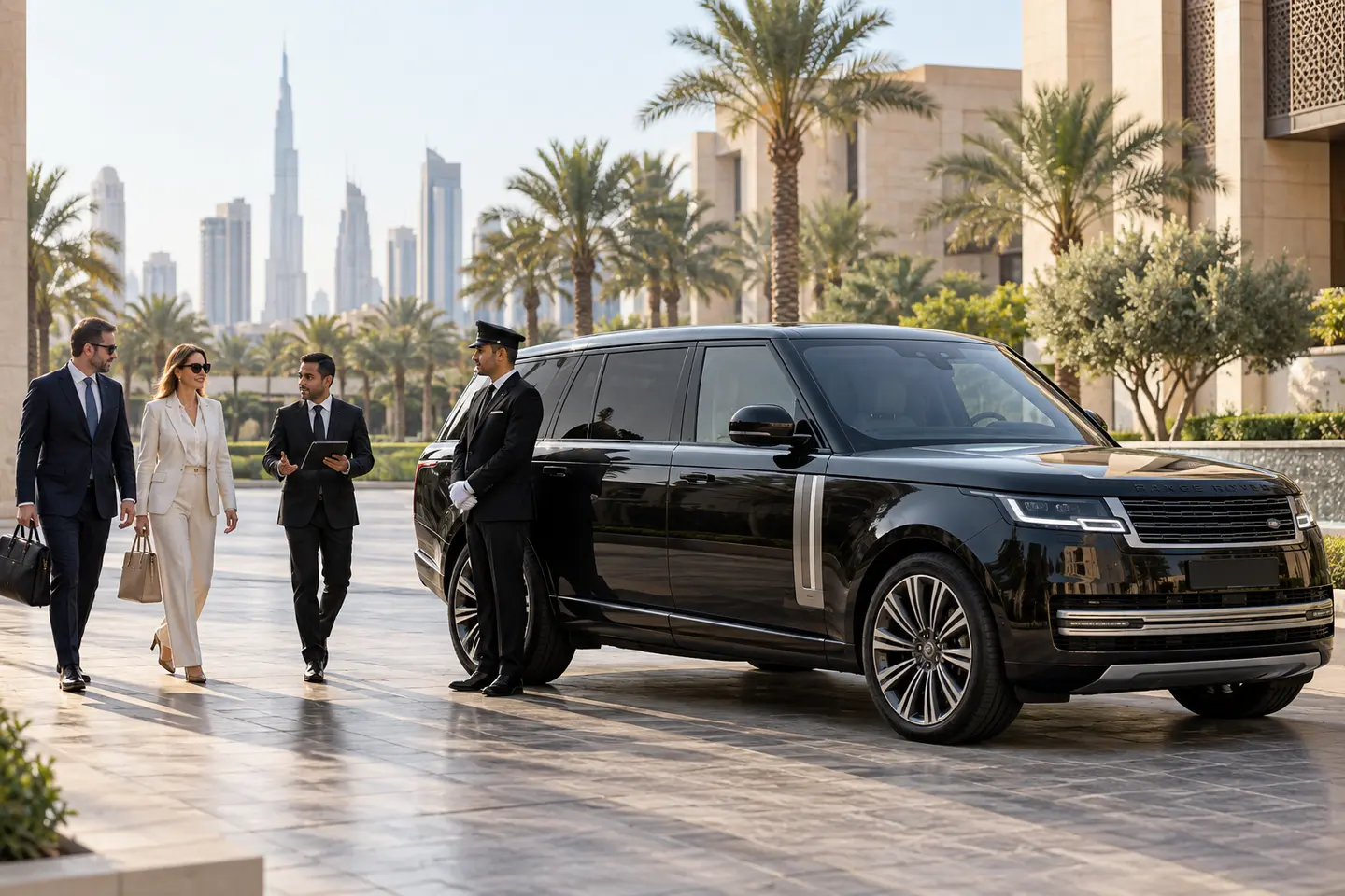 2026 Range Rover for embassy appointment and diplomatic guest transportation in Dubai