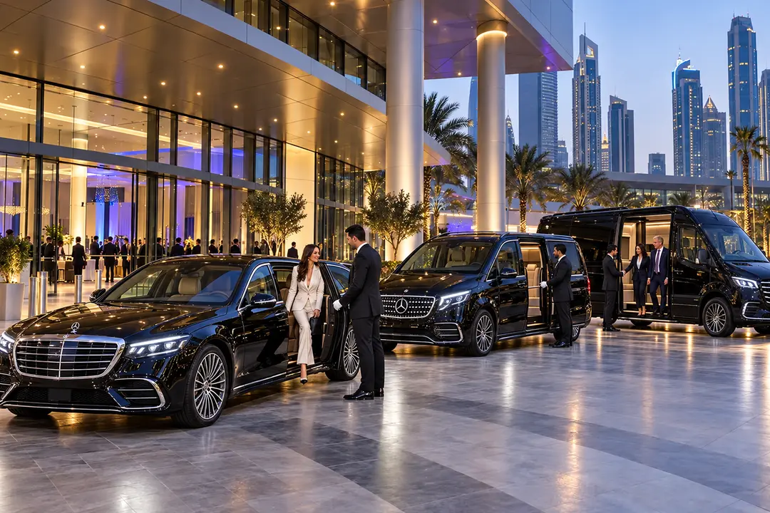 Event chauffeur service for a Dubai conference and exhibition
