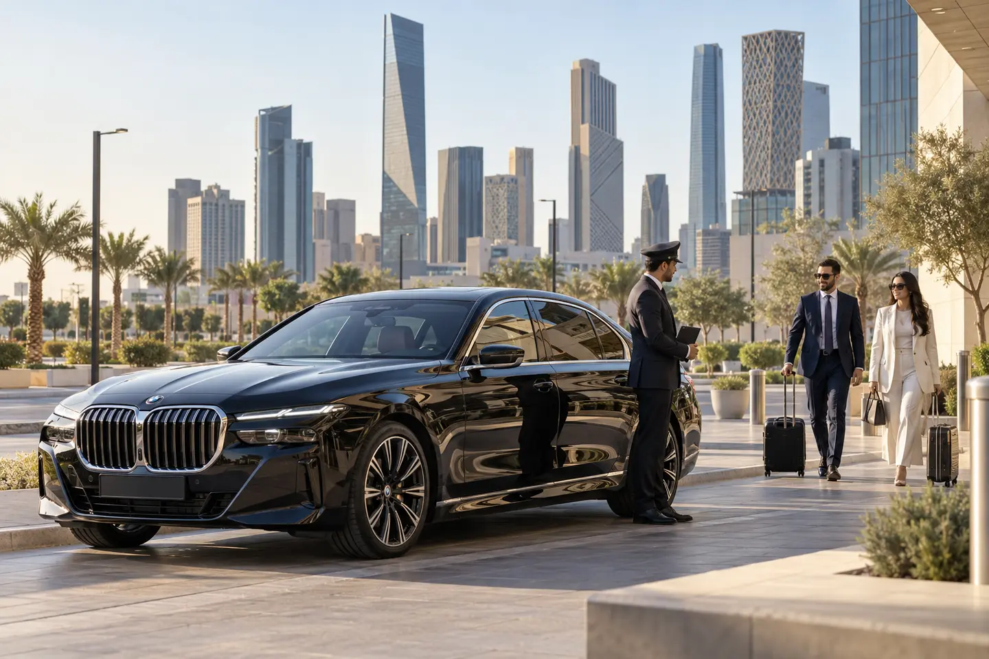 2026 BMW 7 Series executive chauffeur service in Riyadh