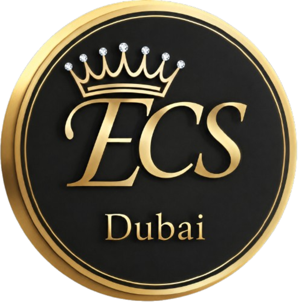 ECS Dubai logo, Empress Chauffeur Service Dubai Logo, www.ecsdxb.ae, ecsdxb logo
